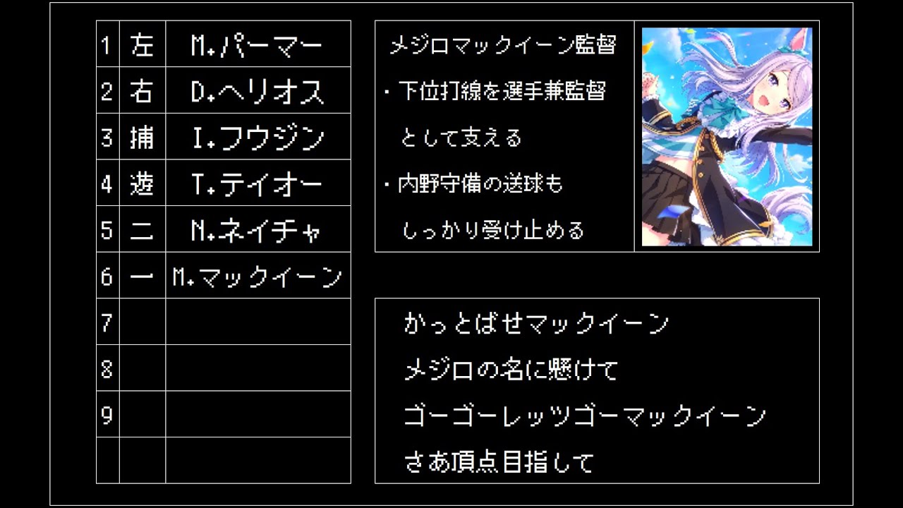 【ウマ娘】マックイーンジャパン応援歌【ファミコン風】