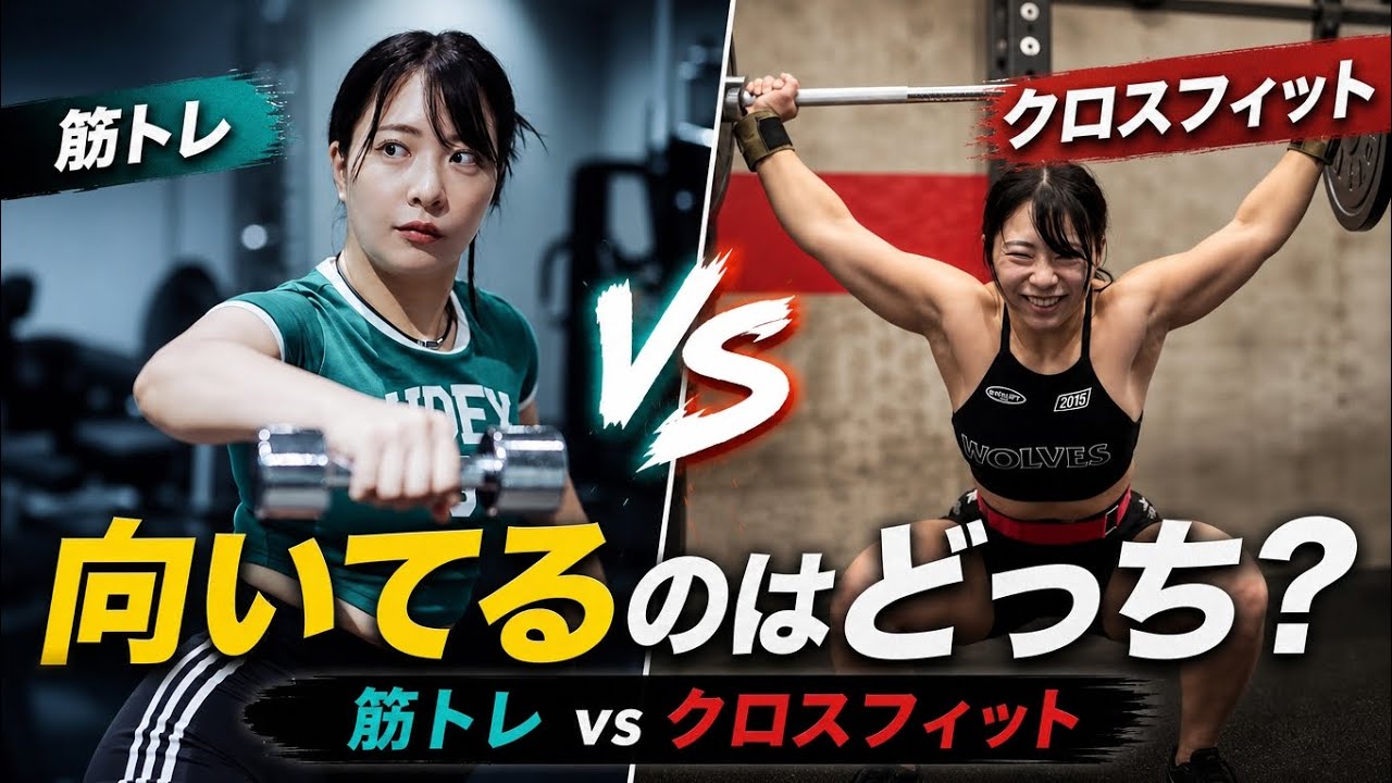 筋トレ向き・クロスフィット向き|あなたはどっち?