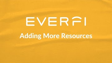 Teaching with EVERFI - Adding More Resources