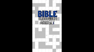 Bible Crossword Puzzle | Christian Short No. 1 #shorts