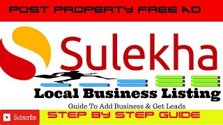 How to post Ad in Sulekha com Real Estate Property Ad Free