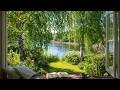 When The Garden Wakes 🌸 Lakeside Breeze, Soft Birdsong &amp; Peaceful Spring Morning Ambience For Relax