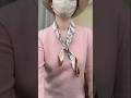 Scarf style : How to Style a Scarf: 2 Quick & Chic Looks ✨#scarf #shorts #scarfstyling #fashion