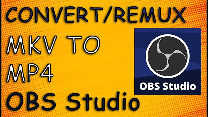 How To Convert/Remux mkv File To mp4 File In OBS Studio | Step By Step Guide
