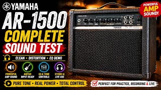 Yamaha AR-1500 Guitar Amp || Yamaha AR 1500 sound test 