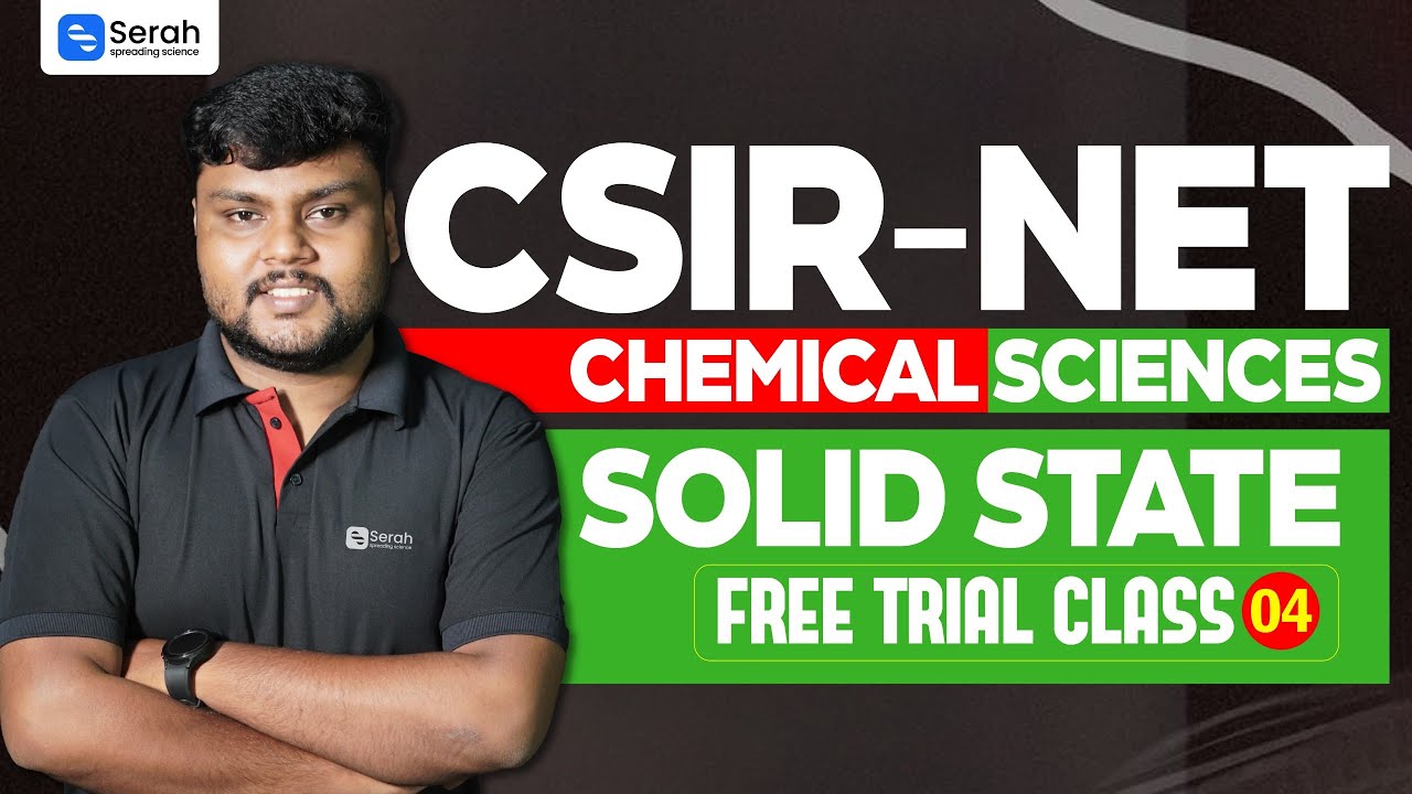 SOLID STATE 01 |  PHYSICAL CHEMISTRY | CSIR NET CHEMICAL SCIENCE IN MALAYALAM |