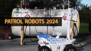 Patrol robots for protecting the territories of industrial facilities
