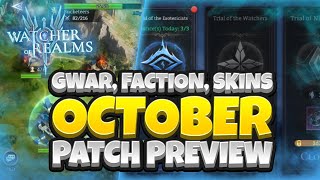 OCTOBER UPDATE PREVIEW! [Watcher of Realms]