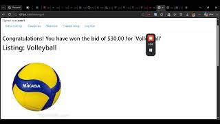 Harvard CS50 Web | Project 2: Commerce