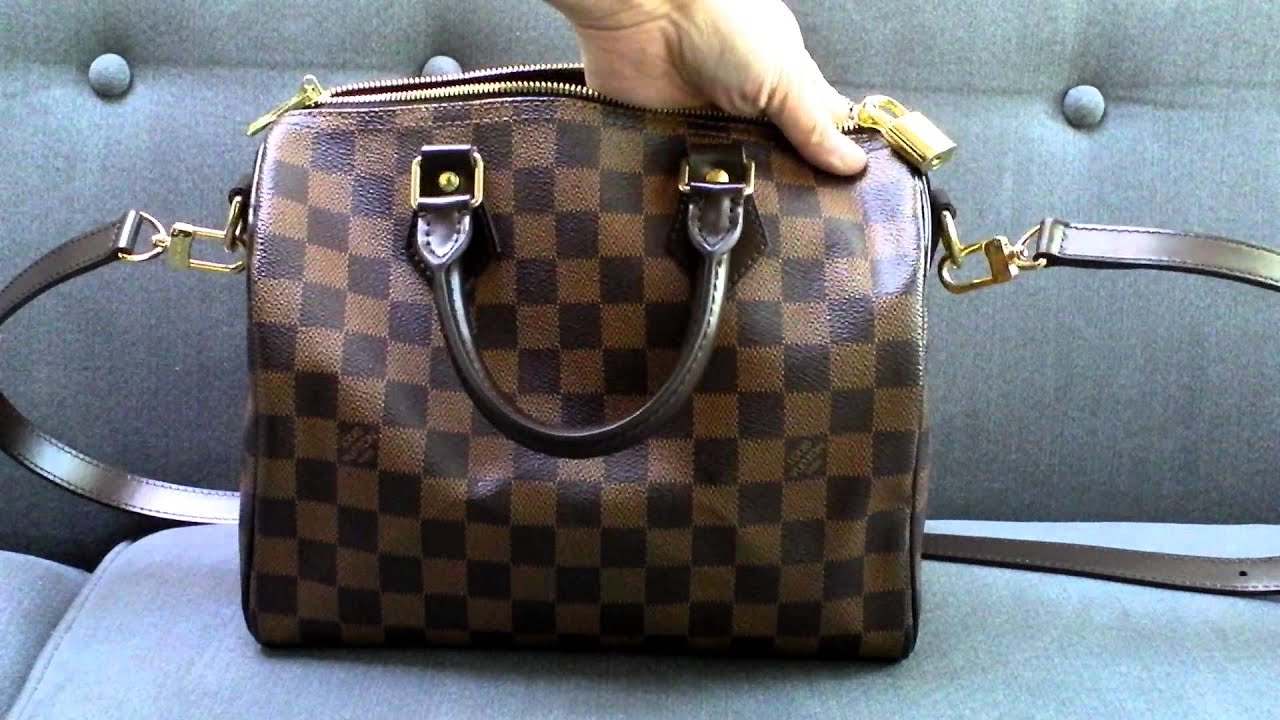 Louis Vuitton Speedy 25 Bandouliere - YouTube