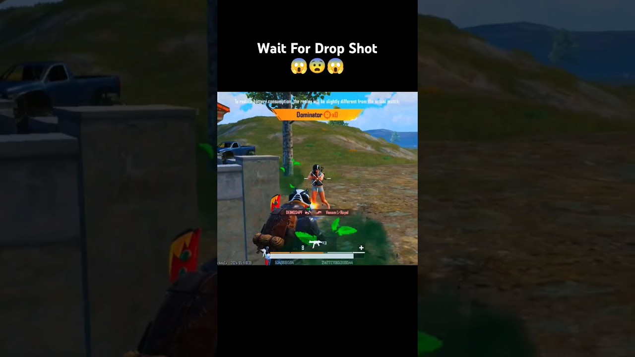 Drop shot clutch 😱😨😱 