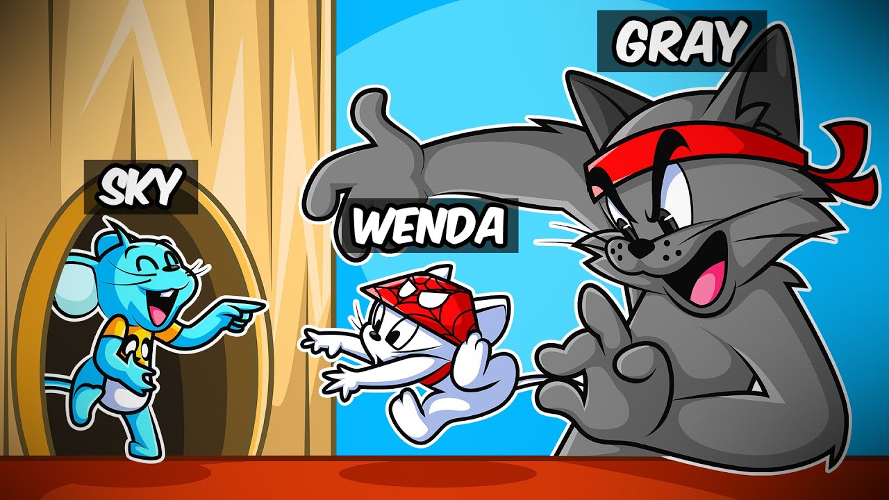 RATÓN WENDA 🐭 VS GATO GRAY 🐱 de PLASTILINA en Human Fall Flat!