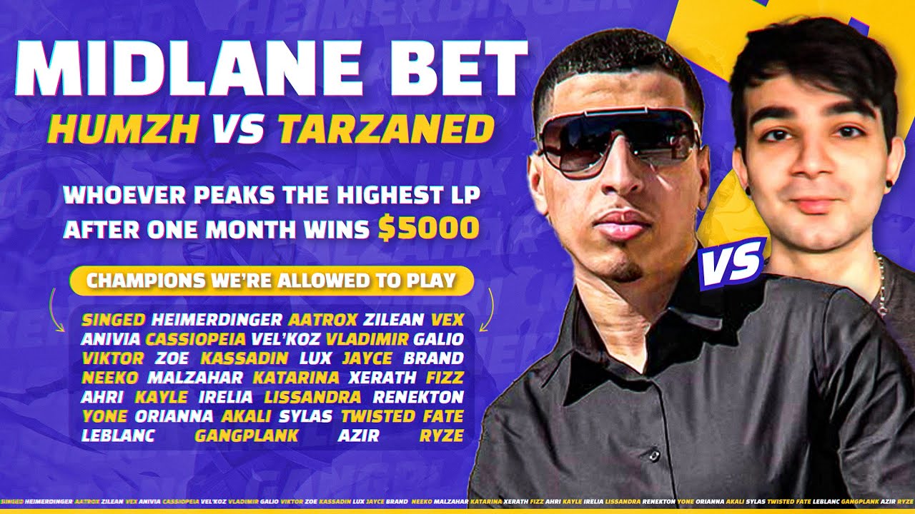 5k bet VS tarzaned mid challenge