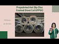 Prepainted Hot Dip Zinc Coated Steel Coil to Busan
