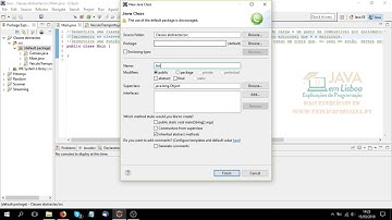 Explicações de Programação Java - Classes Abstratas (Exercício resolvido)
