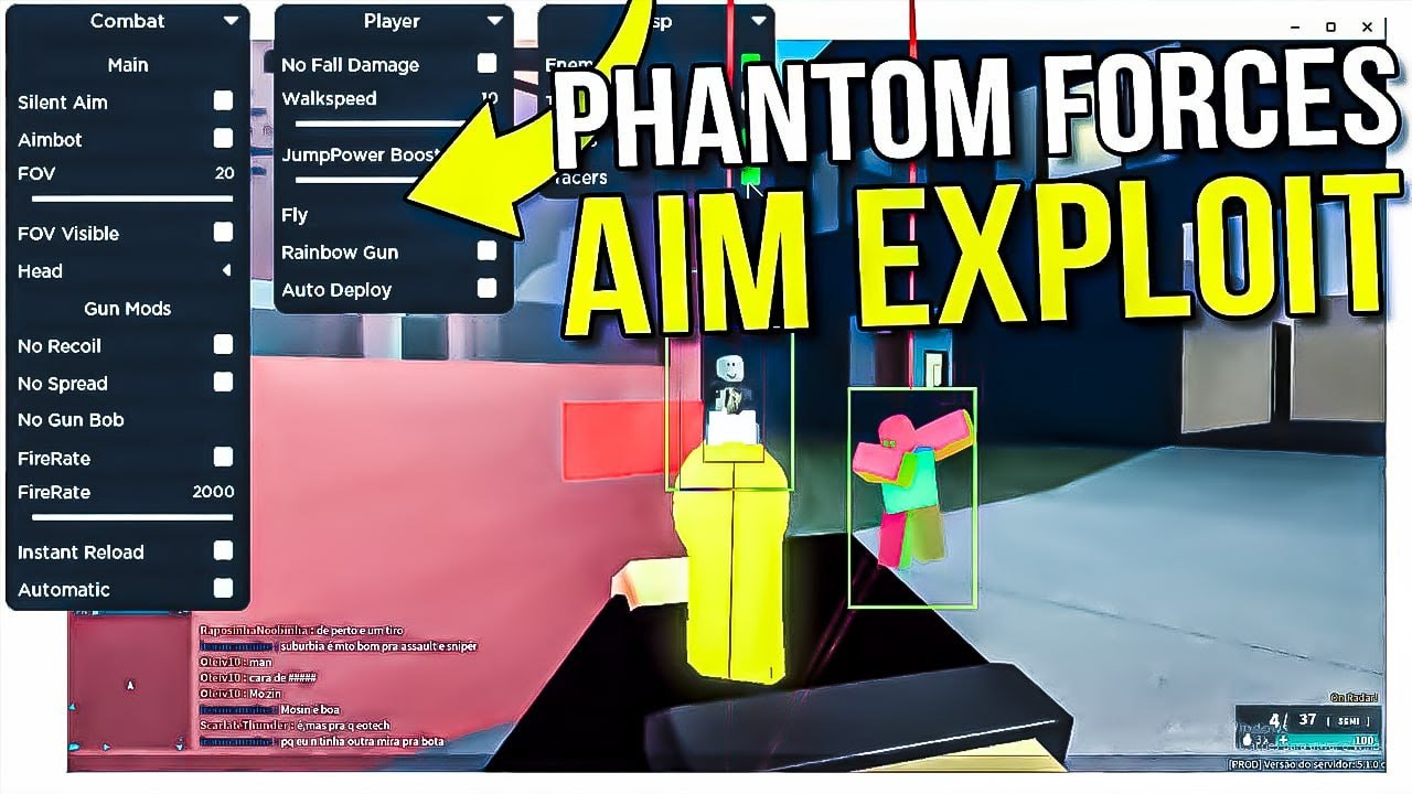 PHANTOM FORCES SCRIPT | Phantom forces aimbot + wallhack | PASTEBIN ...