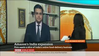 Amazon India Enters Online Food  Delivery Biz - Nikhil Inamdar | BBC WORLD
