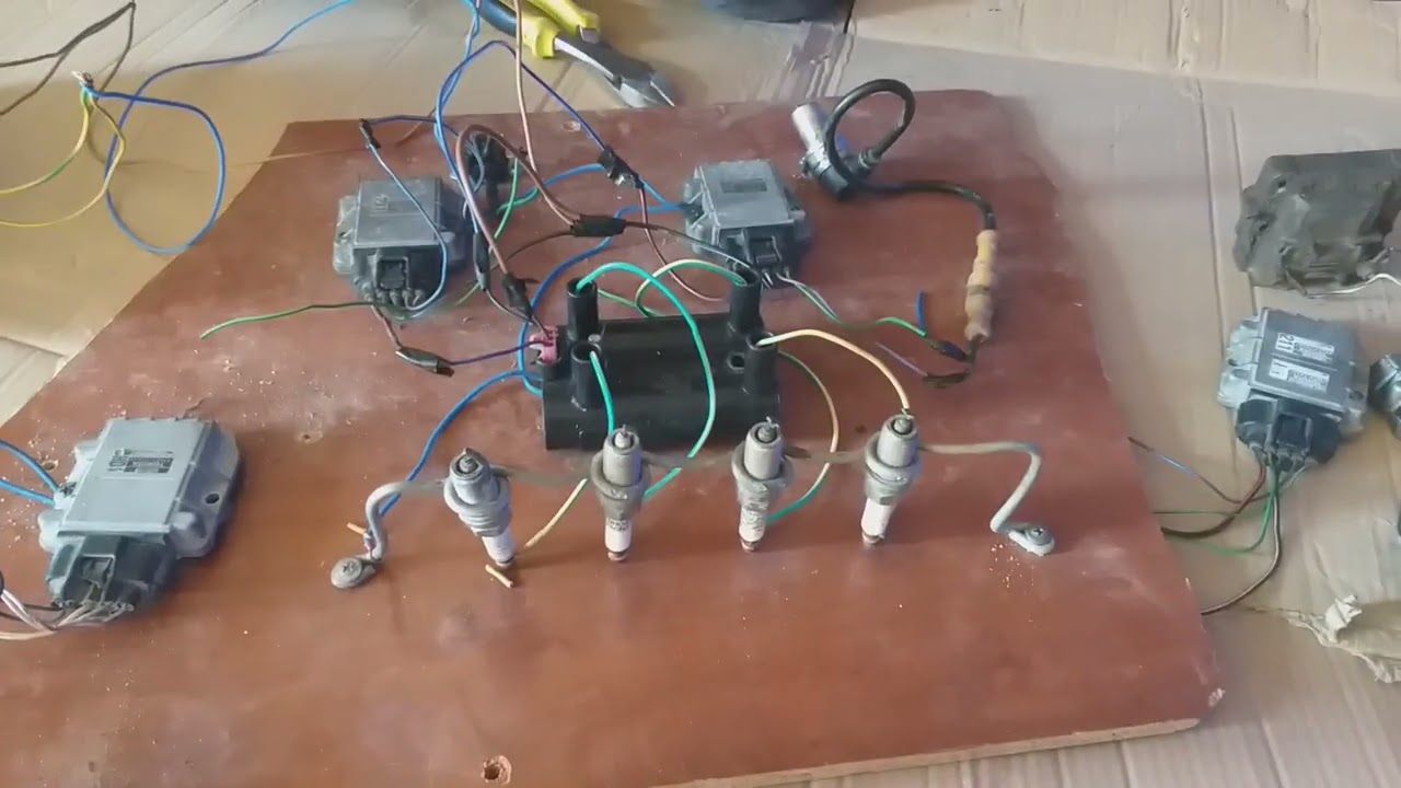 شرح بتفاصيل نضام احتراق المحرك عملي الشراره حسب الوقت