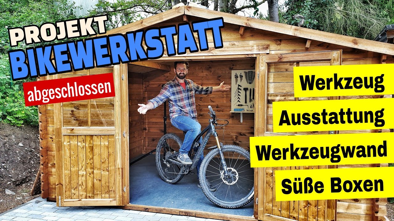 Wir bauen eine Werkzeugtafel, Aussattung meiner Fahrrad-Werkstatt, Projekt Finale!