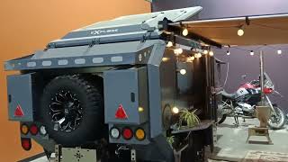 njstar rv fully expandaed off road camper trailer show room product introduction