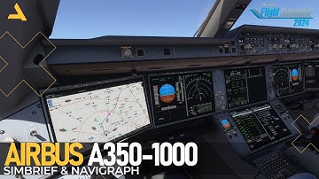 Connect the EFB of iniBuilds Airbus A350-1000 with Simbrief & Navigraph in MSFS 2024 - Tutorial 2