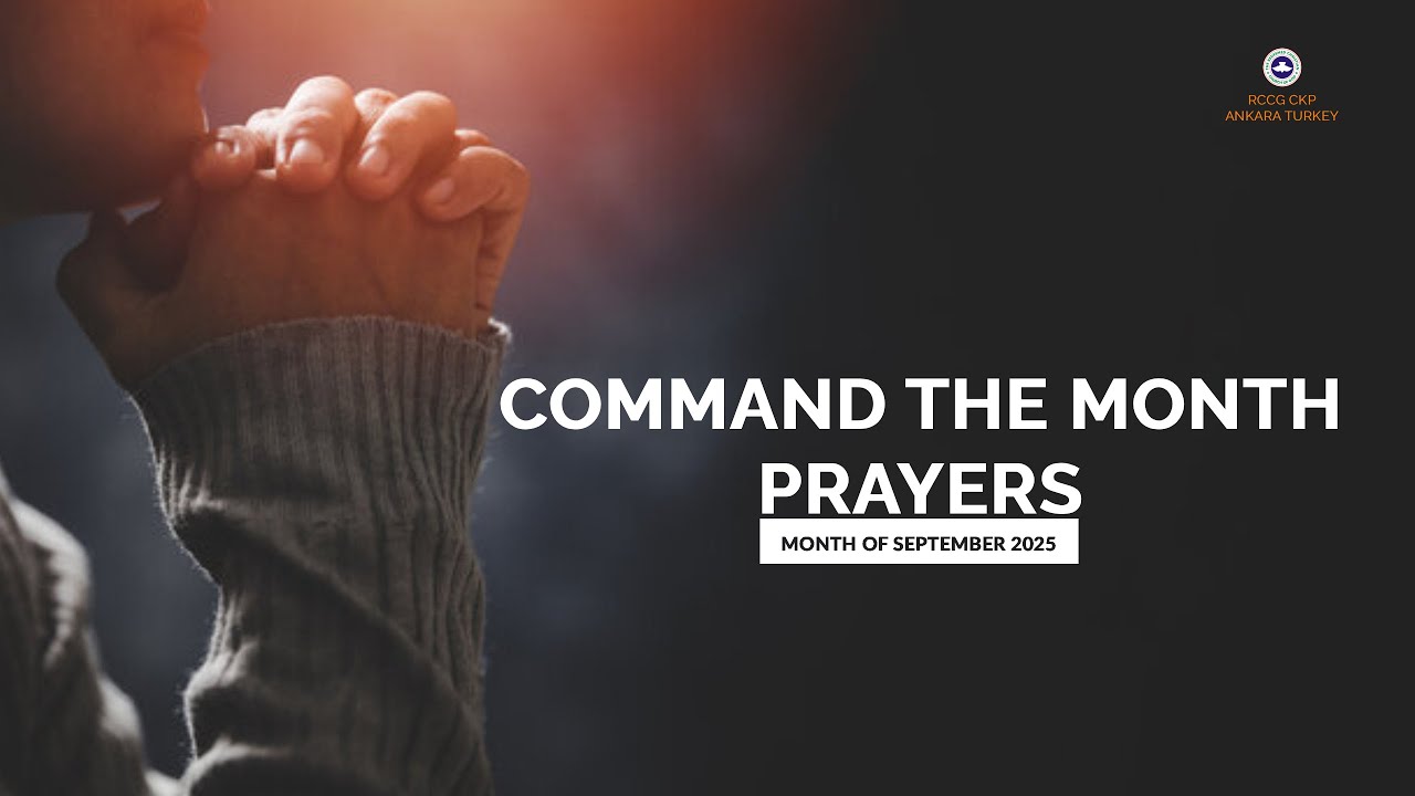 COMMAND THE MONTH PRAYERS (MONTH OF SEPTEMBER 2025) - YouTube