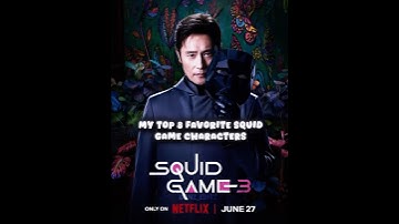 My Top 8 Favorite Squid Game Characters #shorts #edit #squidgame #top8