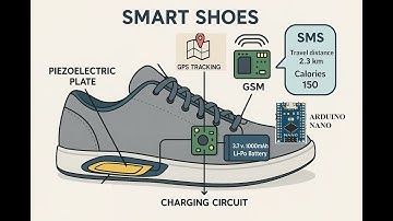 HVS-3313. Smart Shoes With GSM, GPS.