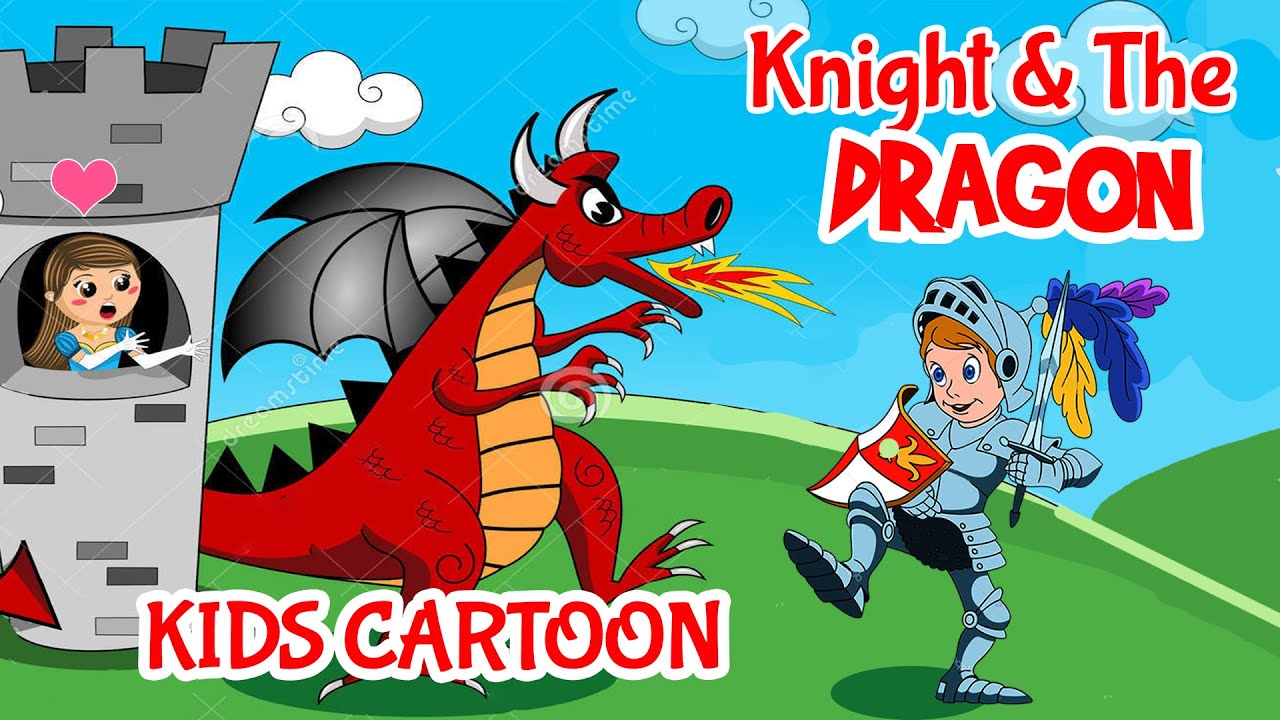 Bed Time Stories: Dragon and the Knight- a tale of new wisdom Animated short story for kids