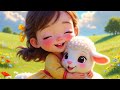 Mary Had a Little Lamb 🐑🎶 | Cute Nursery Rhyme for Kids | Baby Learning Song