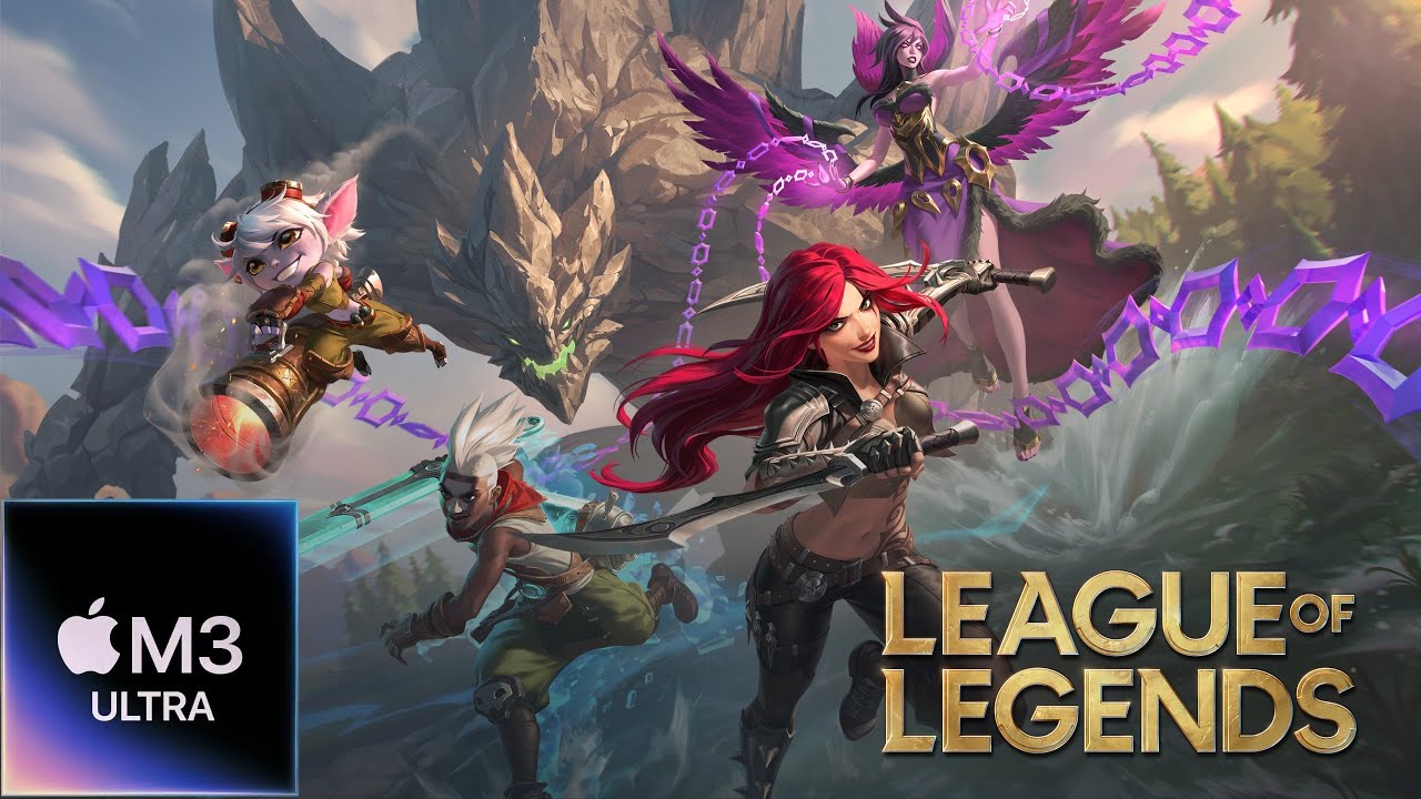 League of Legends on M3 Ultra 96GB | 4K at 60FPS