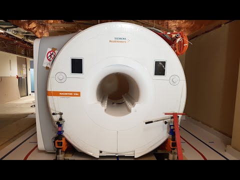 Time lapse: Siemens Trio MRI removal and Vida MRI installation at Flinders Medical Centre