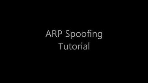 ARP Spoofing Attack and Mitigation Tutorial