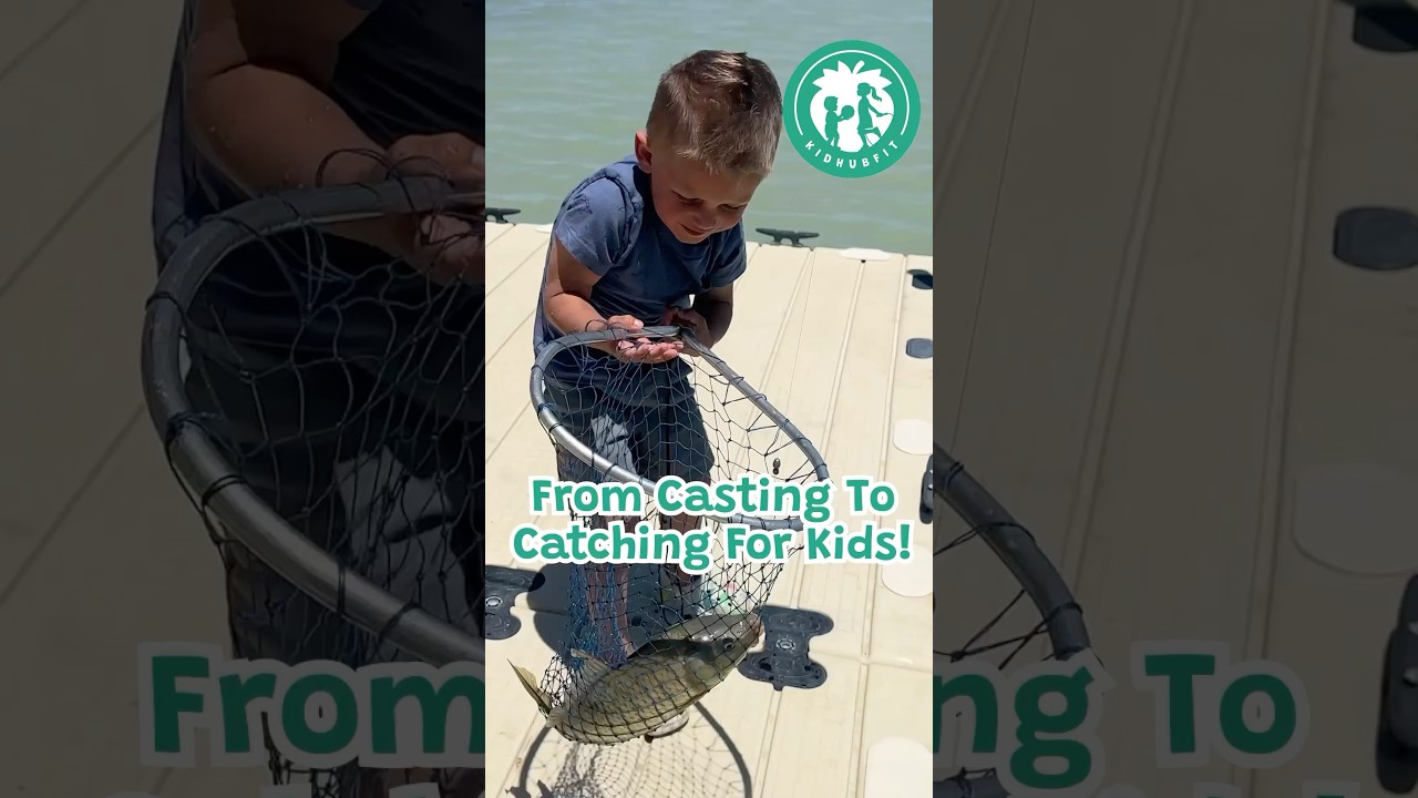 🎣 Teach Kids to Cast a Fishing Rod, Reel in Fish, Learn Life Skills & Family Fun!