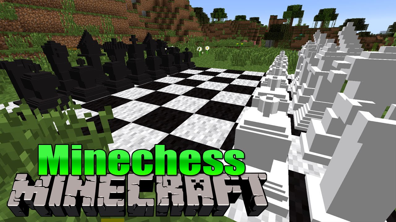 Minecraft: MineChess Mod! Play Legit Chess With Friends! 