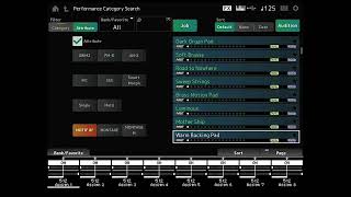 Yamaha Montage M Demo - Pad and Choir