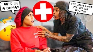 Convincing My Girlfriend She Was In A Coma PRANK!