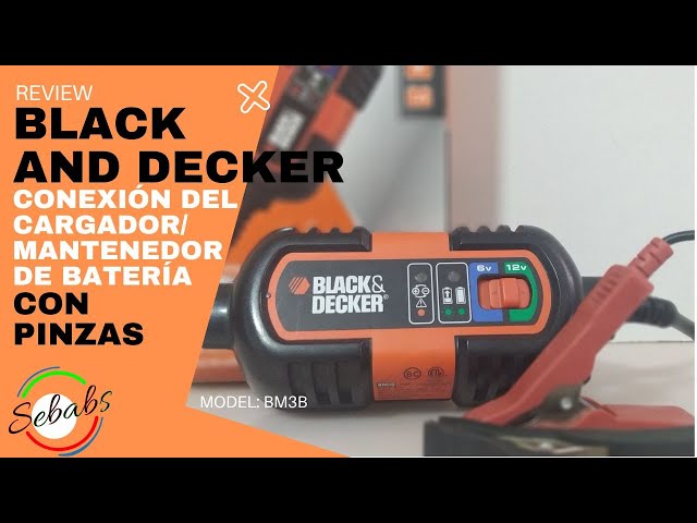 Cargador Mantenedor De Bateria 6v 12v Black And Decker Bm3b