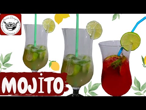 MOJİTO - MOJİTO NASIL YAPILIR - EVDE MOJİTO TARİFİ - MOHİTO YAPIMI - KOKTEYL