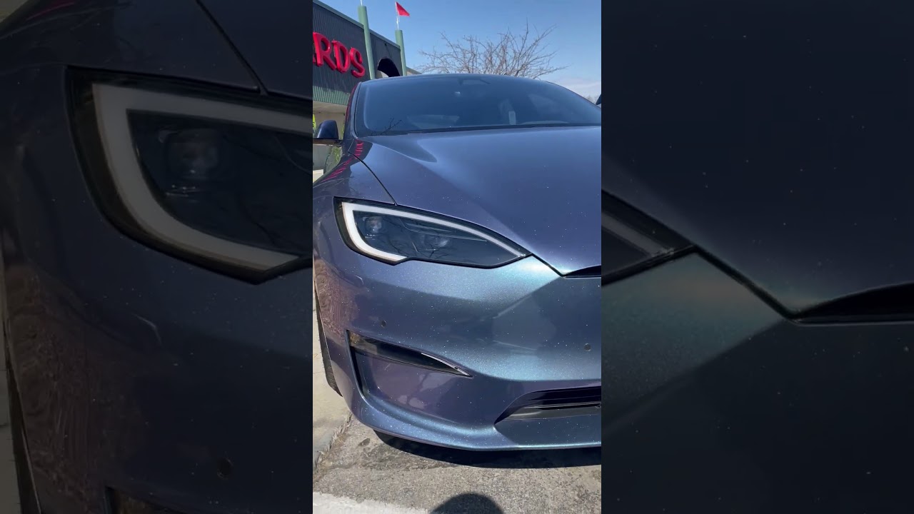 Exclusive‼️Chameleon Painted Tesla Part 2 