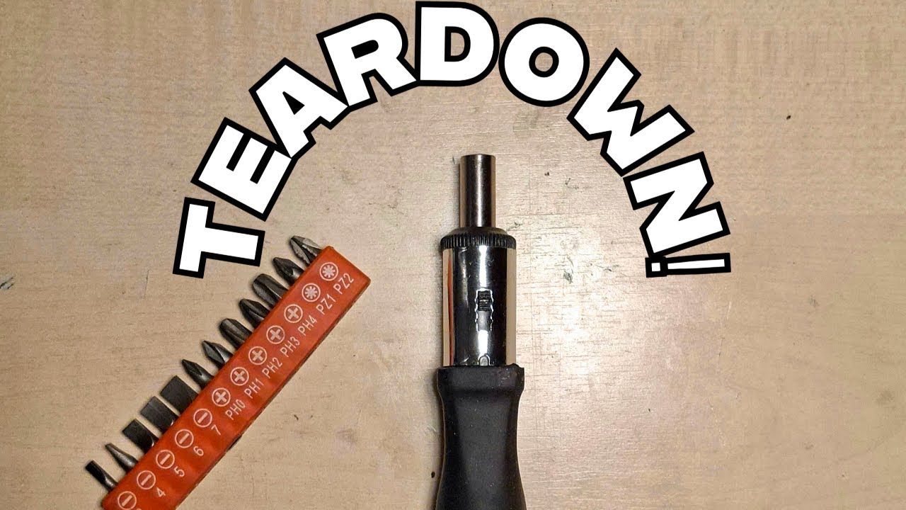 Ratcheting Screwdriver Teardown & Assembly!🪛
