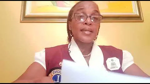 54th Charter Anniversary message  from Lion Dr. De...