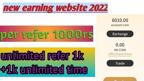 new earning website taday || unlimited refer bypass tricks with payment 100% verified
