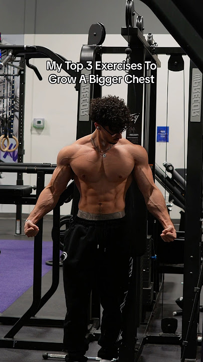 My Top 3 Exercises To Grow A Bigger Chest 🦾