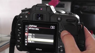 Nikon D7500 Self timer settings How to set