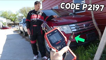 CODE P2197 O2 SENSOR SIGNAL STUCK BIASED LEAN BANK 2 SENSOR 1 FORD EDGE LINCOLN MKX
