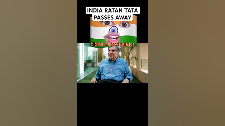 India Ratan Tata Passes Away