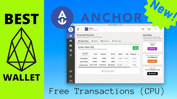 New Best EOS Wallet - Free Transactions (CPU) - Anchor Wallet