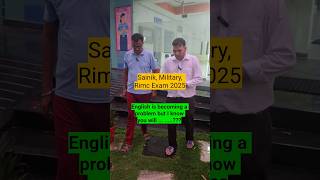 English Becoming a Problem in Sainik, Military & RIMC Exam 2025? 🤔 #militaryschoolcoaching #rmscet