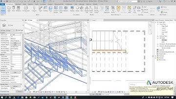Hướng dẫn sử dụng Revit Architecture 2019 | Bài 52: Bố trí cầu thang